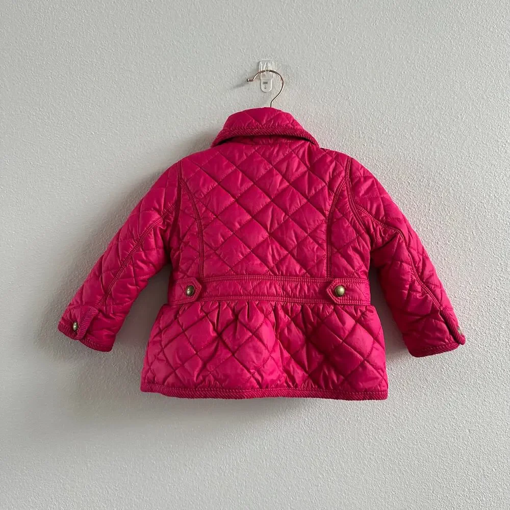 Polo Ralph Lauren Kids Quilted Button-Down Jacket Size 12 M